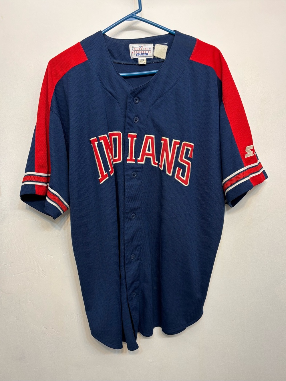 Vintage Genuine Merchandise Starter Cleveland Indians Jim Thome #25 Jersey 2XL - Picture 2 of 8